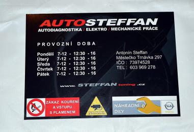 Informační cedule ÷  08 | Auto Steffan