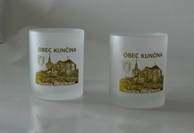 Skleněné hrnky s logem ÷ 16 | Obec Kunčina